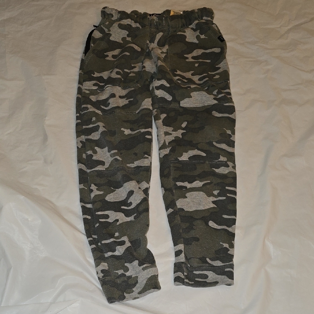Lee Boys Gray Camo Sweatpants M (10/12) - Picture 1 of 5